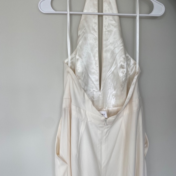 NWT Jill Stuart White Halter Jumpsuit - Picture 8 of 9